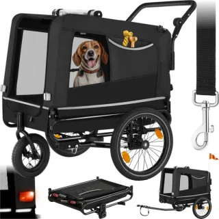 tectake® Hondenkar - Hondenbuggy en Fietskar