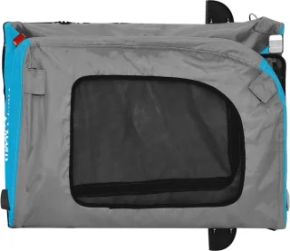 The Living Store Hondenfietstrailer Oxford Blauw-Grijs