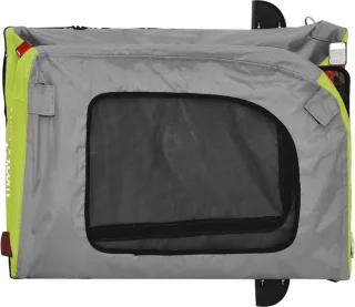 The Living Store Hondenfietstrailer Oxford Groen-Grijs