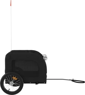 The Living Store Hondenfietstrailer Oxford Zwart