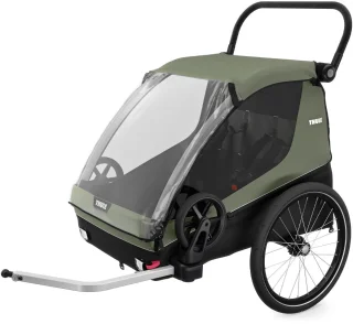 De Thule Courier Fietstrailer in één oogopslag