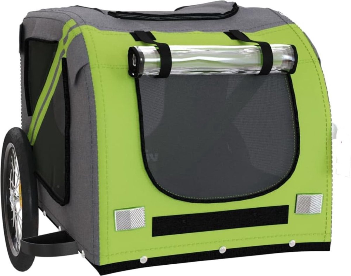 De Thuys Hondenfietskar Opvouwbaar Groen in één oogopslag