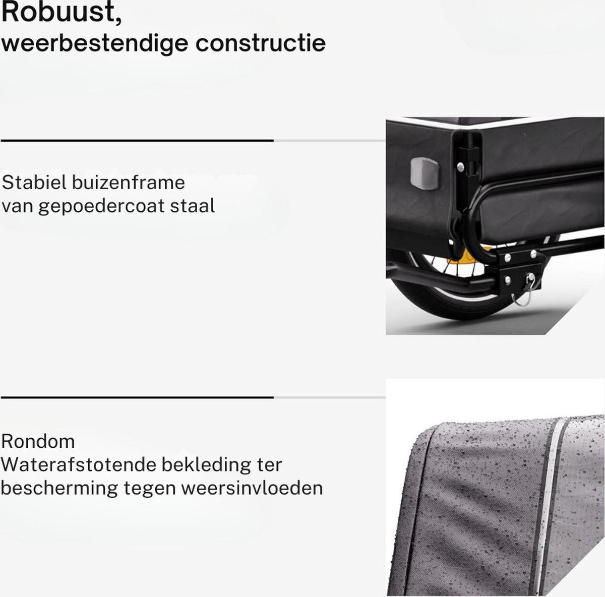 Wat vinden we goed aan de Thuys Hondenfietskar Opvouwbaar tot 30 KG