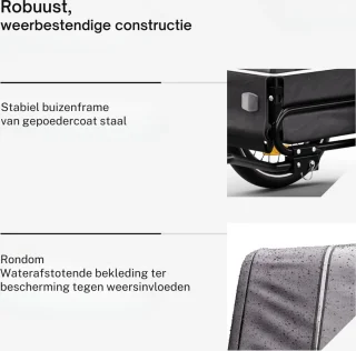 Thuys Hondenfietskar Opvouwbaar tot 30 KG