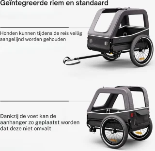 Thuys Hondenfietskar Opvouwbaar tot 30 KG