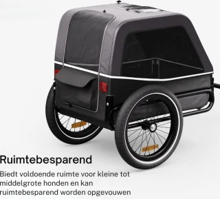 Thuys Hondenfietskar Opvouwbaar tot 30 KG