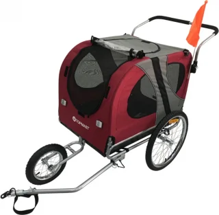 Wat vinden we goed aan de Topmast Easy Flow hondenfietskar