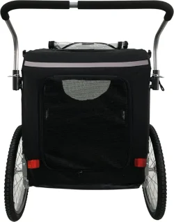 Topmast Easy Flow Hondenfietskar Large Zwart