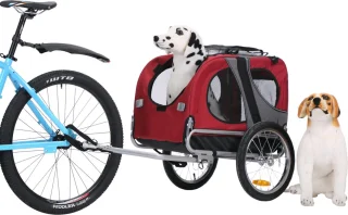 Topmast Hondenfietskar Medium Rood