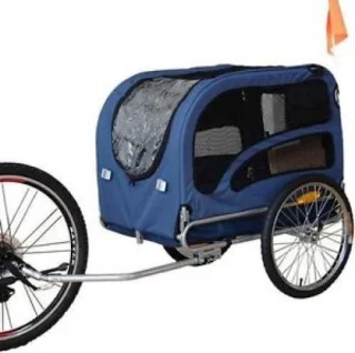 Topmast Hondenfietskar XL Blauw