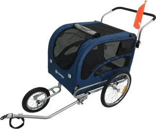 Topmast Hondenfietskar XL blauw