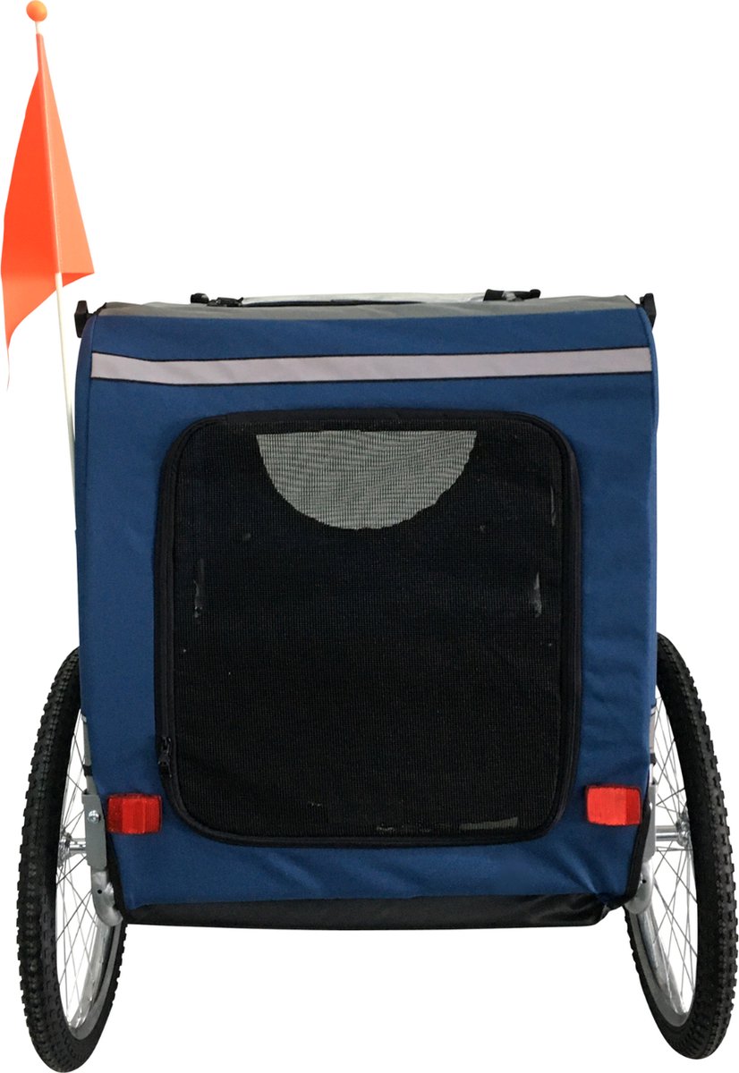 Wat vinden we goed aan de Topmast Original Hondenfietskar Large Blauw