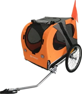 Topmast Original Hondenfietskar Large Oranje