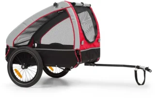 TOPMAST SHUTTLE SmartSpace Hondenfietskar Zwart Rood