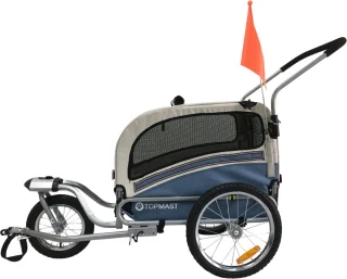 Topmast SKY Jogger Hondenfietskar Medium Blauw