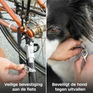 TrevoPet Hondenfietskar 2-in-1 Opvouwbaar voor Kleine en Grote Honden