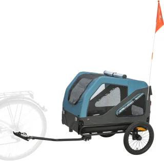 De Trixie fietskar blauw/grijs L in één oogopslag