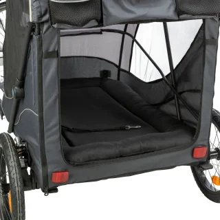 Wat vinden we goed aan de Trixie fietskar grijs xl