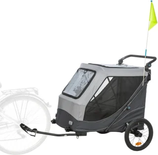Trixie Fietskar XL: Ruimte, Comfort en Vouwgemak voor Grote Honden