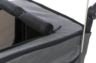 Trixie Hondenfietskar Grijs/Salie 62x80x92 cm