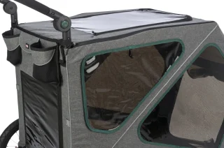 Trixie Hondenfietskar Grijs/Salie 62x80x92 cm