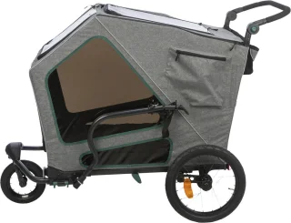 Trixie Hondenfietskar Grijs/Salie 71x85x95 cm