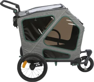 Trixie Hondenfietskar Grijs/Salie 71x85x95 cm