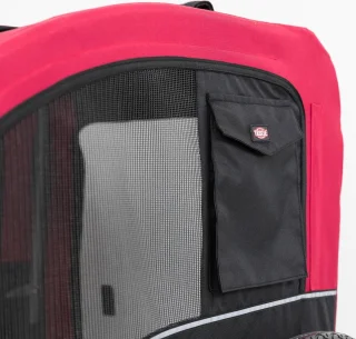 Trixie Hondenfietskar L 30 kg Zwart Rood