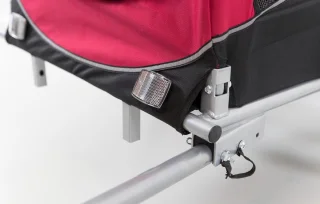 Trixie Hondenfietskar L 30 kg Zwart Rood