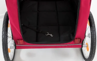 Trixie Hondenfietskar L 30 kg Zwart Rood