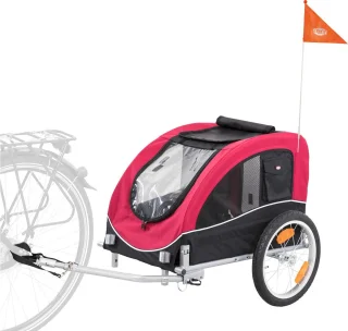 Trixie Hondenfietskar L 30 kg Zwart Rood