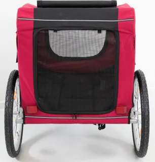Trixie Hondenfietskar L 30 kg Zwart Rood