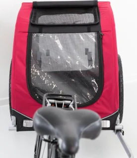Trixie Hondenfietskar L 30 kg Zwart Rood