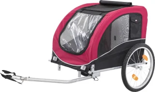 Trixie Hondenfietskar L 30 kg Zwart Rood