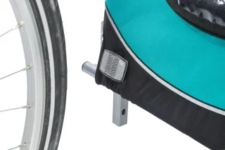 Trixie Hondenfietskar Limited Edition Zwart Turquoise <30 kg