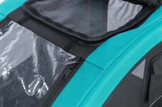 Trixie Hondenfietskar Limited Edition Zwart Turquoise <30 kg