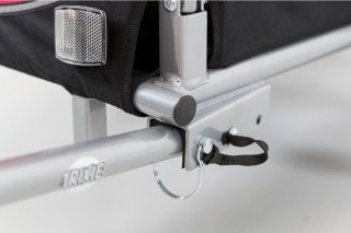 Trixie Hondenfietskar M Zwart Rood