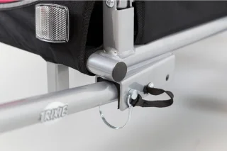 Trixie Hondenfietskar M Zwart Rood