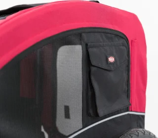 Trixie Hondenfietskar M Zwart Rood