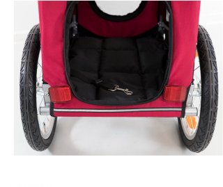 Trixie Hondenfietskar M Zwart Rood