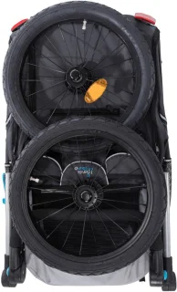 Trixie Hondenfietskar Opvouwbaar Grijs 103x74x95 cm