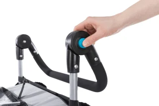 Trixie Hondenfietskar Opvouwbaar Grijs 103x74x95 cm