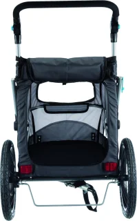 Trixie Hondenfietskar Opvouwbaar Grijs 103x74x95 cm