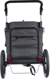 Trixie Hondenfietskar Opvouwbaar Grijs 103x74x95 cm