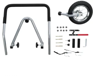 Trixie Hondenfietskar S Zwart Rood voor Kleine Honden <15 kg