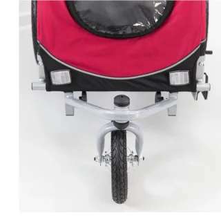 Trixie Hondenfietskar S Zwart Rood voor Kleine Honden <15 kg