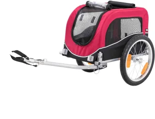 Trixie Hondenfietskar S Zwart Rood voor Kleine Honden <15 kg