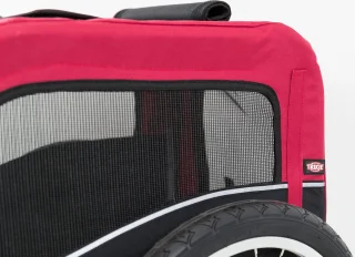 Trixie Hondenfietskar S Zwart Rood voor Kleine Honden <15 kg