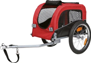 Trixie Hondenfietskar S Zwart Rood voor Kleine Honden <15 kg