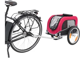 Trixie Joggingkit Rood/Zwart voor Hondenfietskar L